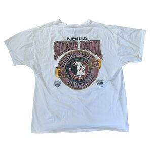 Florida State University FSU Vintage  2003 Nokia Sugar Bowl T-Shirt -XL